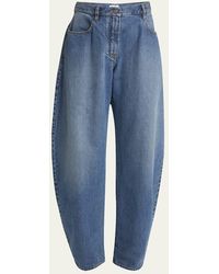 Alaïa - Rounded Low-Rise Jeans - Lyst