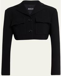 Ashlyn - Elizabeth Flap-Pocket Buttoned Jacket - Lyst