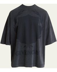 Givenchy - Boxy Xl University Logo T-shirt - Lyst