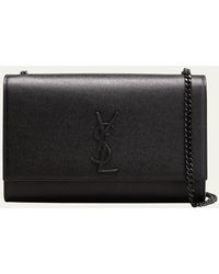 Saint Laurent - Kate Medium Ysl Crossbody Bag In Grained Leather - Lyst