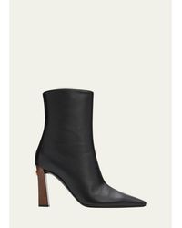 Giuseppe Zanotti - 90Mm Stretch Leather Ankle Booties - Lyst