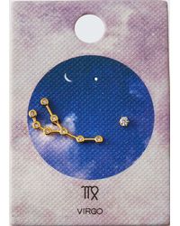 Tai - Zodiac Constellation & Cubic Zirconia Stud Earrings - Lyst