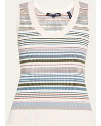 Veronica Beard - Ezinna Stripe Knit Tank Top - Lyst