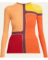 Gabriela Hearst - Atreus Colorblock Wool Cashmere Sweater - Lyst