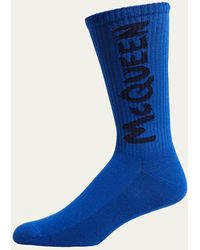 Alexander McQueen - Graffiti Logo Socks - Lyst