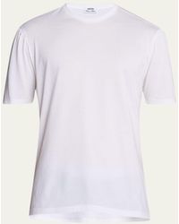 Cesare Attolini - Cotton Crew T-shirt - Lyst