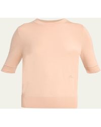 Chloé - Short Sleeve Pullover Sweater - Lyst