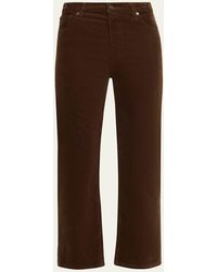 FRAME - Le Sleek Straight Corduroy Jeans - Lyst