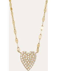 Lana Jewelry - Flawless Small Diamond Heart Pendant Necklace - Lyst