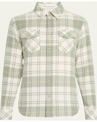 God's True Cashmere - Plaid Sport Shirt With - Lyst