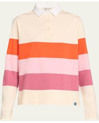 Kule - The Colorblock Rugby Long-sleeve Cotton T-shirt - Lyst
