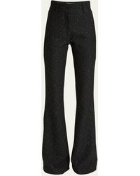 Gabriela Hearst - Allanon Micro Sequined Flare Wool Pants - Lyst