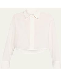 A.L.C. - Maude Cropped Button-Front Top - Lyst