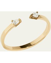 Lana Jewelry - Echo 14k Gold Open Diamond Pear Ring - Lyst