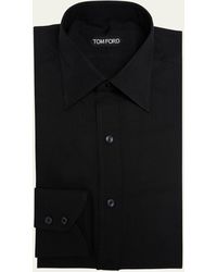 Tom Ford - Cotton-silk Slim Fit Dress Shirt - Lyst