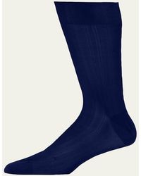 Bresciani - Formal Silk Crew Socks - Lyst