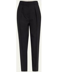 Rohe - Tapered Single Pleat Trousers - Lyst