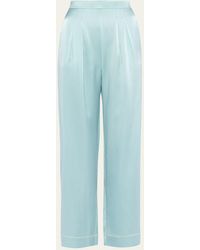 Eres - Mondain Pleated Silk Pajama Pants - Lyst