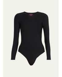 Commando - Butter Long-Sleeve Crewneck Thong Bodysuit - Lyst
