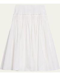 Theory - High-Rise Yoke Skirt - Lyst