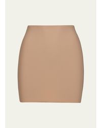 Commando - Classic Microfiber Mini Half Slip W/ Shorts - Lyst