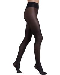 Wolford Neon 40 Glossy Tights - Black