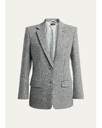Tom Ford - Sequined Broken Chevron Tweed Single-Breasted Western Jacket - Lyst