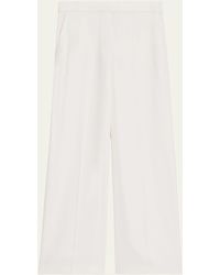 Theory - Relaxed Straight-leg Pull-on Pants - Lyst