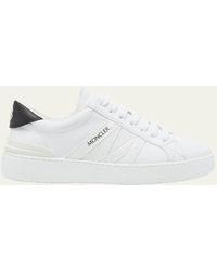 Moncler - Monaco M Leather Low-top Sneakers - Lyst