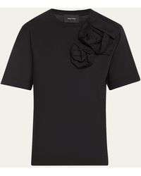 Simone Rocha - Pressed Rose Applique Short-sleeve Boy T-shirt - Lyst