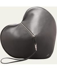 Alaïa - Le Coeur Lambskin Leather Clutch Bag - Lyst