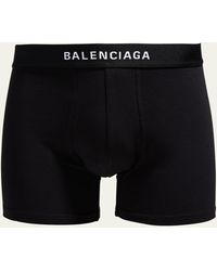 Balenciaga - Cotton-stretch Logo Boxer Briefs - Lyst