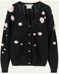 BERNADETTE - Cammie Embellished Alpaca Wool Cardigan - Lyst