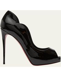 Christian Louboutin - Hot Chick Patent Red Sole Pumps - Lyst