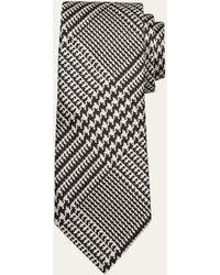 Tom Ford - Mulberry Silk Houndstooth Check Tie - Lyst