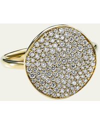 Ippolita - Medium Flower Ring In 18k Gold With Diamonds - Lyst