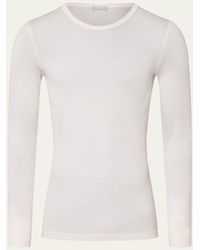 Hanro - Woolen Silk Long-sleeve Shirt - Lyst