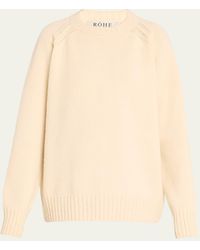 Rohe - Crewneck Wool-cashmere Sweater - Lyst