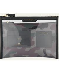 Anya Hindmarch - Safe Deposit Recycled Nylon Pouch Bag - Lyst