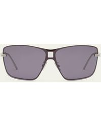 Givenchy - 4g Metal Alloy Shield Sunglasses - Lyst