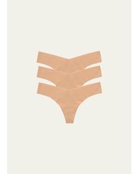 Commando - Classic Low-Rise Microfiber Thongs, Pack Of 3 - Lyst