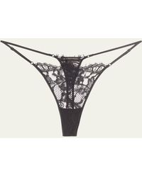 Kiki de Montparnasse - Camille Scalloped Lace G-string - Lyst