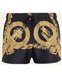 Versace - Heritage Print Swim Shorts - Lyst