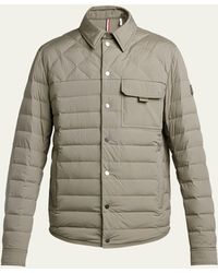 Moncler - Iseran Quilted Overshirt - Lyst