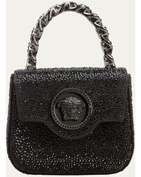 Versace - La Medusa Mini Top Handle Bag - Lyst