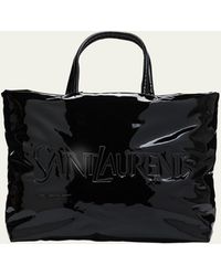Saint Laurent - Patent Leather Maxi Tote Bag - Lyst