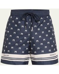 Moncler - M-print Swim Shorts - Lyst