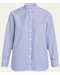 Rag & Bone - Maxine Striped Button-Front Shirt - Lyst