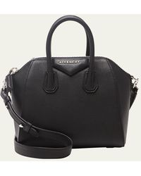 Givenchy - Antigona Mini Top Handle Bag In Grained Leather - Lyst