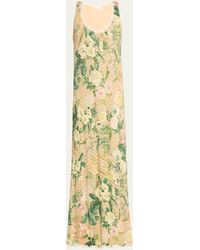 Cara Cara - Orel Floral Crochet Knit Sleeveless Maxi Dress - Lyst